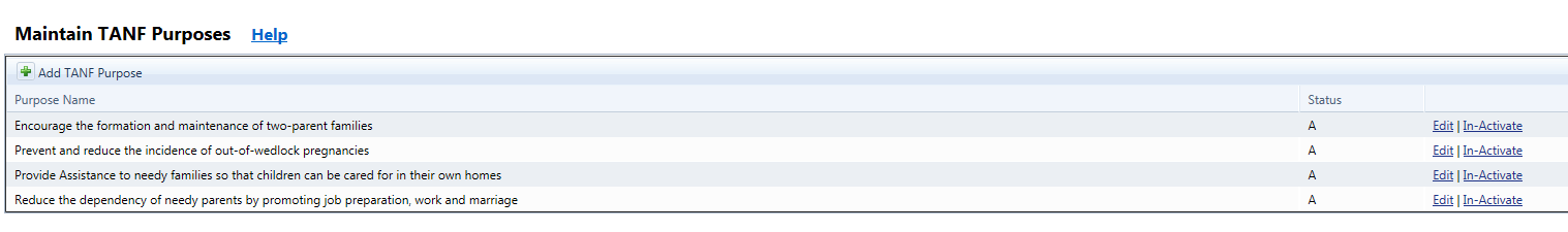 TANF Purpose Page Image